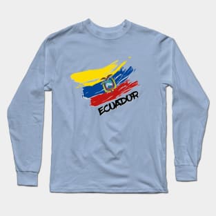 Bandera de Ecuador Long Sleeve T-Shirt